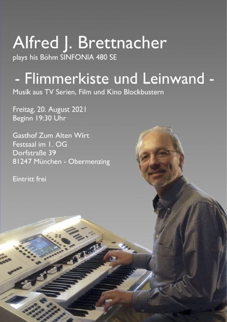 Konzert - Flimmerkiste und Leinwand - Zum Alten Wirt, München - Obermenzing, 20.08.2021